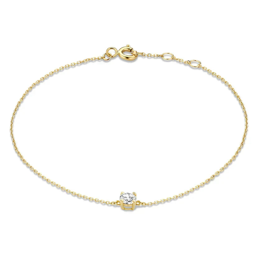 Bracciale Cléa Stone | Oro bianco