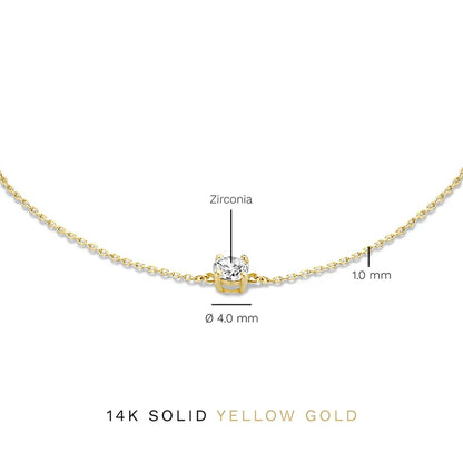 Bracciale Cléa Stone | Oro bianco