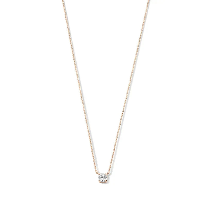 Collana con pietra Moissanite Cléa | Oro