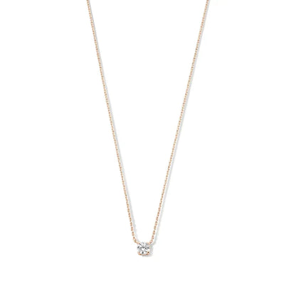 Collana con pietra Moissanite Cléa | Oro