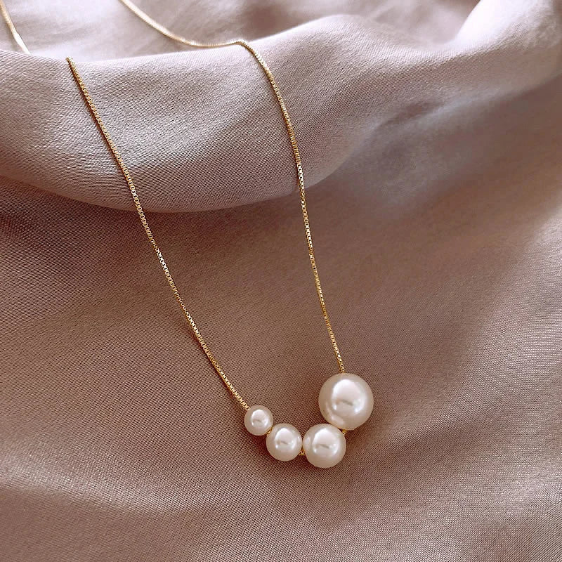 Squisita collana di perle | Oro