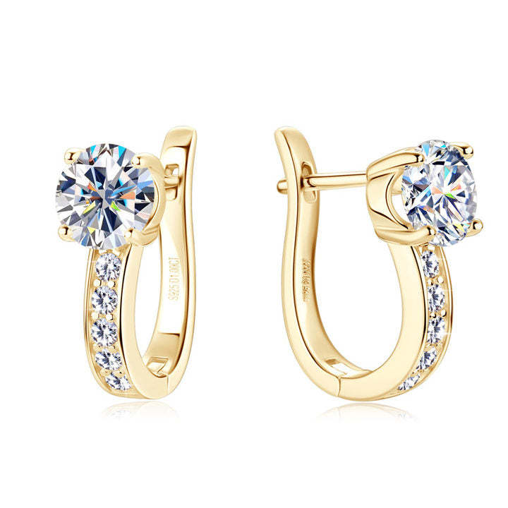 Orecchini a Cerchio Huggie Chanel | Oro