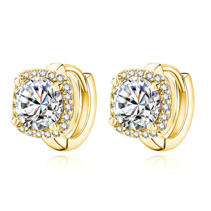 Orecchini quadrati Nadine | Oro