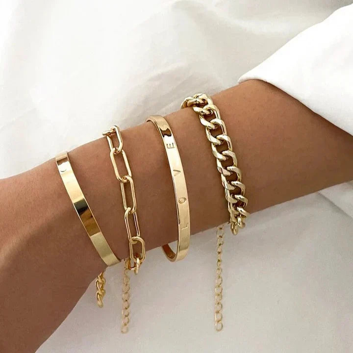 Set bracciali Elan Mercer | Oro