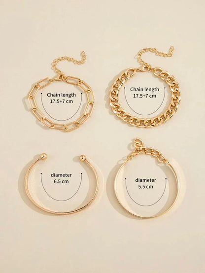 Set bracciali Elan Mercer | Oro