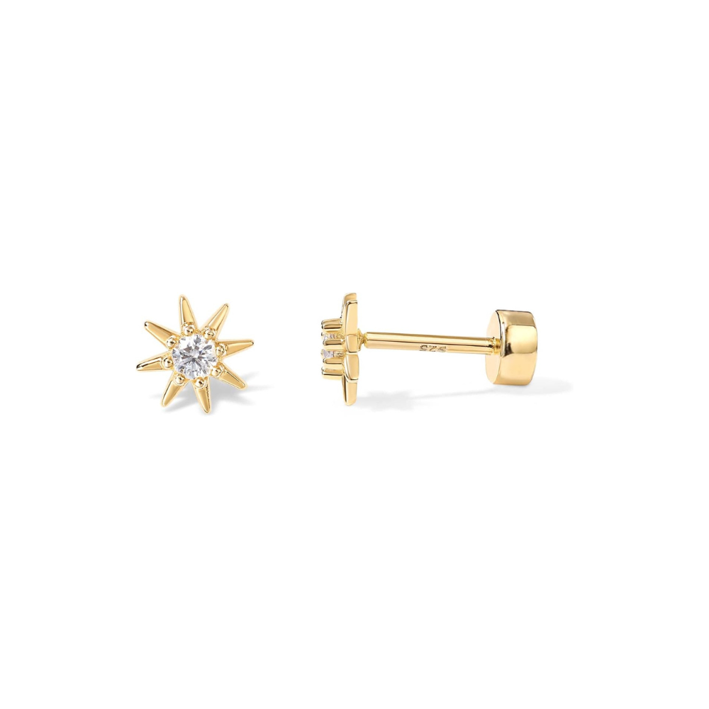 Orecchini Sunburst | Oro