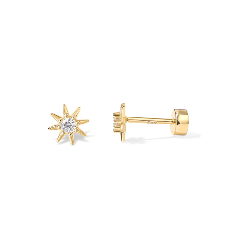 Orecchini Sunburst | Oro