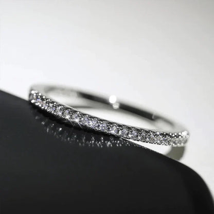 Anello Palmina Verdalis | Oro bianco